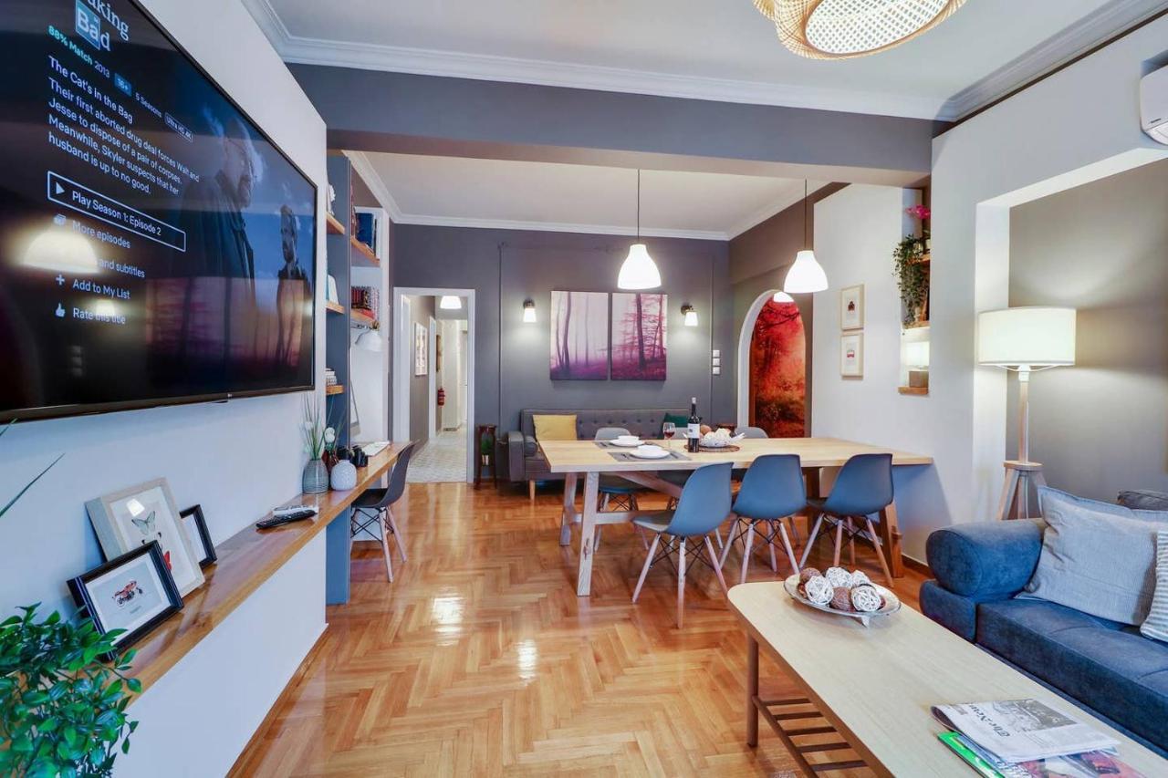 Victoria 5Star / 5Br Bigapt / Sauna / 2Min To Metro Афины Экстерьер фото
