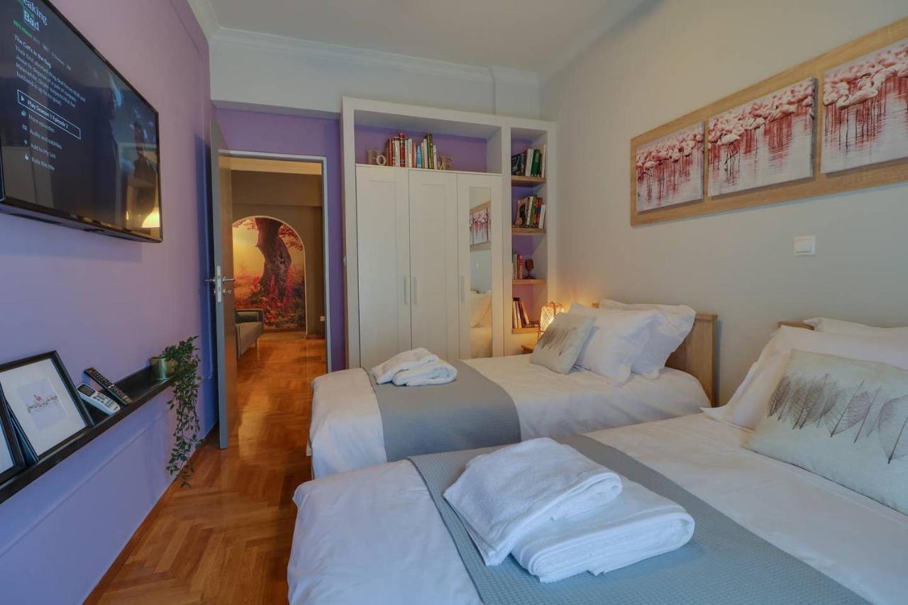 Victoria 5Star / 5Br Bigapt / Sauna / 2Min To Metro Афины Экстерьер фото